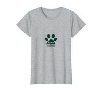 Paws Adventure: Outdoor Pet Explorers Graphic T-Shirt, Women, Heather Grey, S