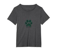 Paws Adventure: Outdoor Pet Explorers Graphic T-Shirt, Women's Plus, Dark Heather Grey, 5X