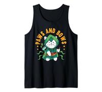 Paws and Bows Cat Bow and Arrow Cat Lover Archery Tank Top
