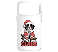 Paws And Claus Funny Christmas Pun Cute Bernese Mountain Dog Case for iPhone 17 Pro Max