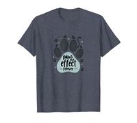 Paws and Effect Forever Pet Love Paw T-Shirt, Men, Heather Blue, 3XL