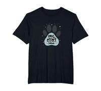 Paws and Effect Forever Pet Love Paw T-Shirt, Men's Big and Tall, Black, 2X Tall