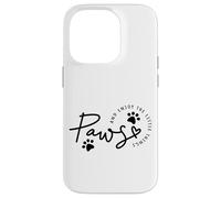 Paws And Enjoy The Little Things Paw Prints Case for iPhone 14 Pro