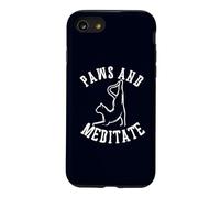Paws and Meditate Yoga Lover Cat Mom Case for iPhone SE (2020) / 7/8