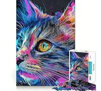 Paws And Paint 1000 Piece Jigsaw Puzzles for Adults Teenagers Clear Logic Toy Relax Time Perfect Cut Santa Wish Item (38x26cm)
