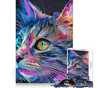 Paws And Paint 1000 Piece Jigsaw Puzzles for Teenagers Jigsaw Reason Skill Toy Shared Fun Tight Cut Wall Art Decor (50x75cm)