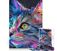 Paws And Paint Adult Jigsaw Puzzles 1000 Pieces Mind Exercise Toy Calming Play Design Assembly Amazing Present (38x52cm)