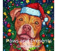 Paws and Presents: Coloring Book of Christmas Dog Mandalas, Cozy Illustrations for Adults and Kids of all ages!