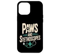 Paws And Stethoscopes Veterinary Vet Tech Life Case for iPhone 12 Pro Max