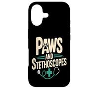 Paws And Stethoscopes Veterinary Vet Tech Life Case for iPhone 17