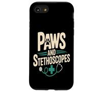Paws And Stethoscopes Veterinary Vet Tech Life Case for iPhone SE (2020) / 7/8