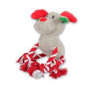 Paws Behavin' Badly Rudolph Rope Dog Toy