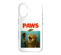 Paws Cat and Mouse Parody Funny Cat Case for iPhone 17