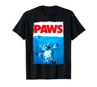 Paws Cat and Mouse Top Cute Funny Cat Lover Parody Top T-Shirt