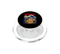 PAWS Catzilla Cat vs Goldfish Funny Ocean Parody PopSockets PopGrip for MagSafe