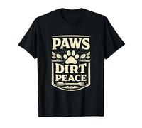 Paws Dirt Peace Proud Dog Owner Garden Lover Gift T-Shirt