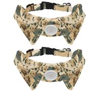 Paws Dog Cat Collar, 2 Pcs Wild West Cowboys Landscape Mountain Bow Tie Dog Collars with Plastic Buckle, Pet Bowtie for Girls Boys Small Medium Cat Puppy Kittern