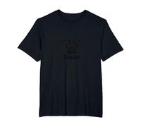 Paws & Effect Forever: Pet Love Paw T-Shirt, Men's Big and Tall, Black, 5X Tall