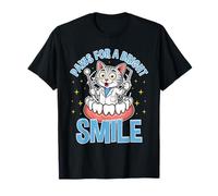 Paws for a Bright Smile Cat Dentist Dental Hygienist T-Shirt