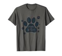 Paws for Effect: Playful Pet Lover T-Shirt, Men, Asphalt Grey, 3X-Large