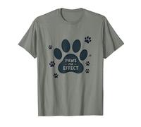 Paws for Effect: Playful Pet Lover T-Shirt, Men, Olive Heather, XX-Large