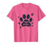 Paws for Effect: Playful Pet Lover T-Shirt, Men, Pink Heather, X-Large