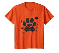 Paws for Effect: Playful Pet Lover T-Shirt, Youth, Orange, 2T
