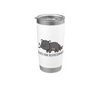 Paws for Refreshment Sleeping Cat Stainless Steel Insulated Tumbler