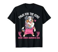 Paws for The Cure Aussie Dog Breast Cancer Awareness 2026 T-Shirt
