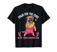 Paws for The Cure Bullmastiff Breast Cancer Awareness 2026 T-Shirt
