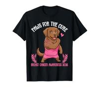 Paws for The Cure Chessie Dog Breast Cancer Awareness 2026 T-Shirt