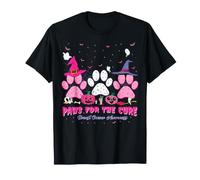 Paws for The-Cure Dog Cat Lovers Breast Cancer Awareness T-Shirt