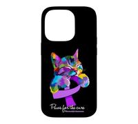 Paws for the cure fibromyalgia awareness Case for iPhone 14 Pro