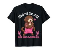 Paws for The Cure Labradoodle Breast Cancer Awareness 2026 T-Shirt