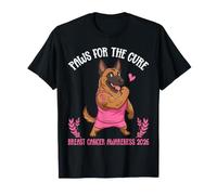 Paws for The Cure Malinois Dog Breast Cancer Awareness 2026 T-Shirt