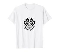 Paws for Thought Pet Lover Quote Paw T-Shirt, Men, White, M
