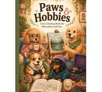 Paws & Hobbies: Cozy Coloring Book for Relaxation and Fun