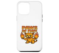 Paws of Fury Fire Cat Graphic Anime Style Case for iPhone 12 Pro Max