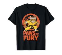 Paws of Fury Martial Arts Cat Karate Kid Parody T-Shirt