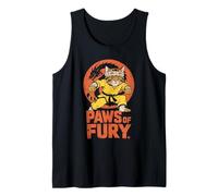 Paws of Fury Martial Arts Cat Karate Kid Parody Tank Top