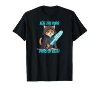 Paws of Light - Cosmic Kitty Vector Art T-Shirt