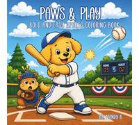 Paws & Play: Bold and Easy Sports Coloring Book