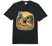 Paws Pull Forward Canicross Trail Run Comfort Colors Adult Heavyweight T-Shirt
