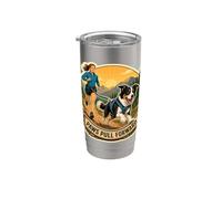Paws Pull Forward Canicross Trail Run Stainless Steel Insulated Tumbler