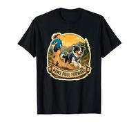 Paws Pull Forward Canicross Trail Run T-Shirt