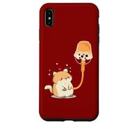 Paws Purr Meow Cat Fuel Boba Bubble Tea Bubble Milk Tea Case for iPhone XS Max