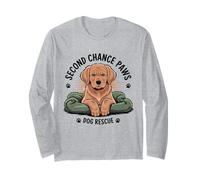 Paws Rescue Dog Kindness Long Sleeve T-Shirt