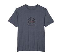Paws Up Worries Down Cute Cat Design Pet Lover Gift T-Shirt, Men's Big and Tall, Heather Blue, 3X Tall