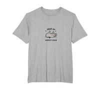 Paws Up Worries Down Cute Cat Design Pet Lover Gift T-Shirt, Men's Big and Tall, Heather Grey, 2X Tall