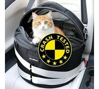 Pawsincar Crash-Tested Small Dog Car Seat | CPS Certified Crash Protection